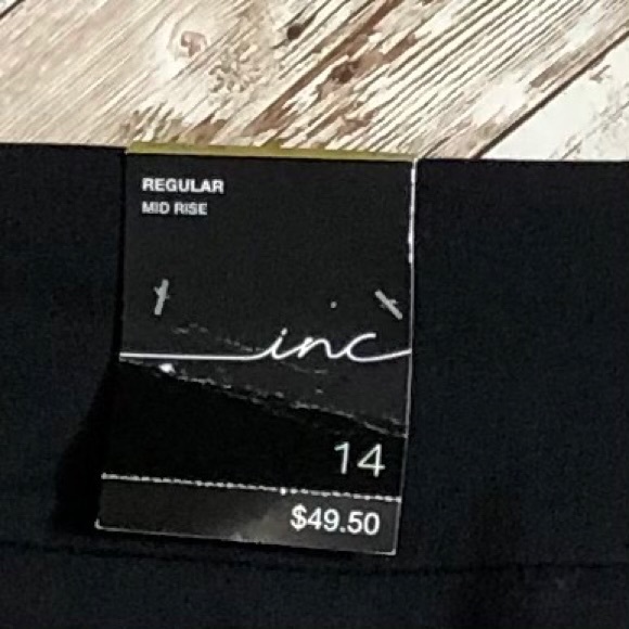 INC International Concept Black Pull-On Shorts 14 - Picture 6 of 9